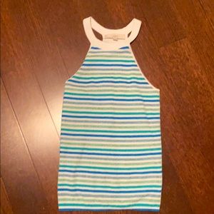 NWOT Stripped halter/tank top